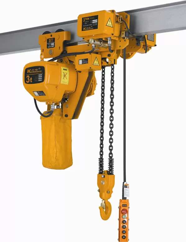 KAWASAKI ULTRA LOW RUNNING ELECTRIC CHAIN HOIST KKBB