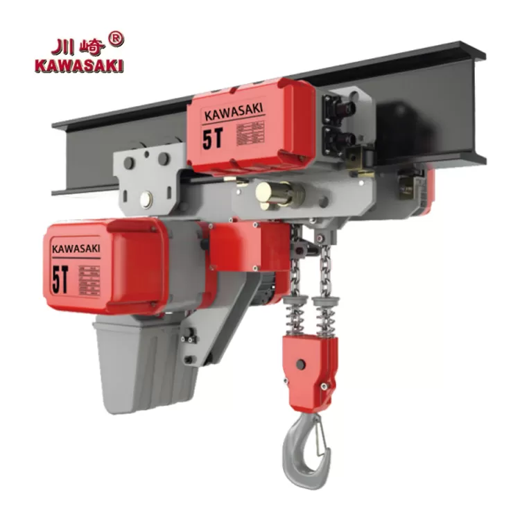 KAWASAKI ULTRA LOW RUNNING ELECTRIC CHAIN HOIST DECR 5T