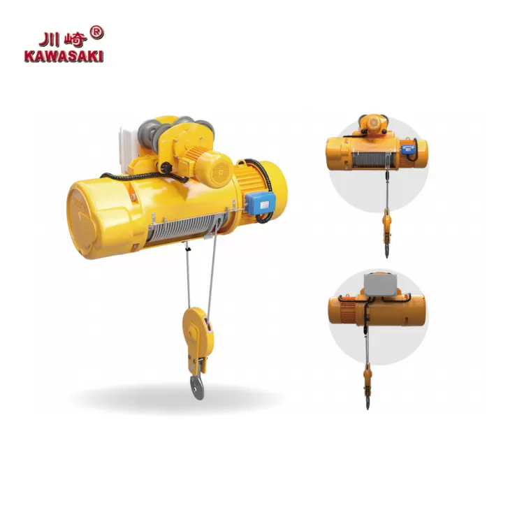 KAWASAKI RUNNING TYPE WIRE ROPE ELECTRIC HOIST M3(CD/MD) M4(FMCD/FMMD)