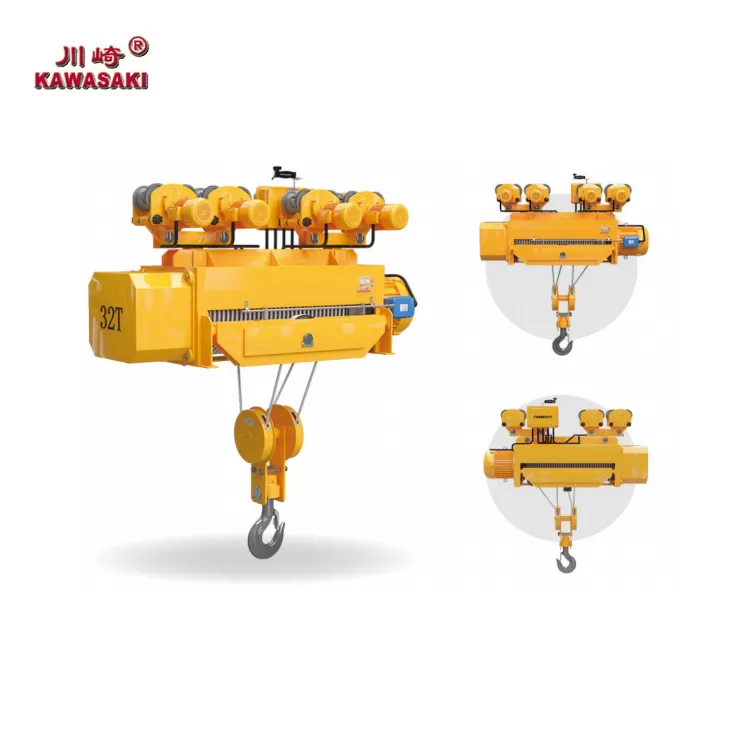 KAWASAKI HEAVY DUTY WIRE ROPE ELECTRIC HOIST M3(HC/HM) M4(FMHC/FMHM)