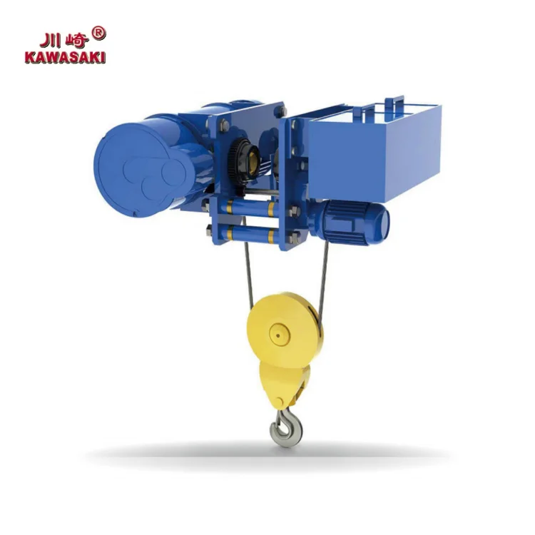 KAWASAKI low static air wire rope electric hoist