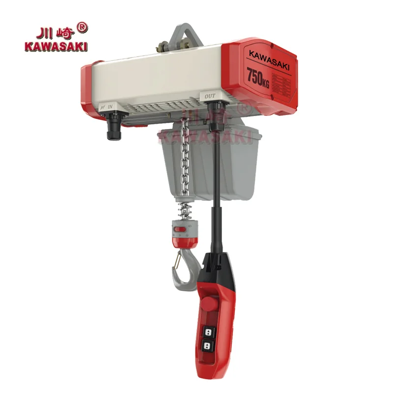 kawasaki hook type electric chain hoist