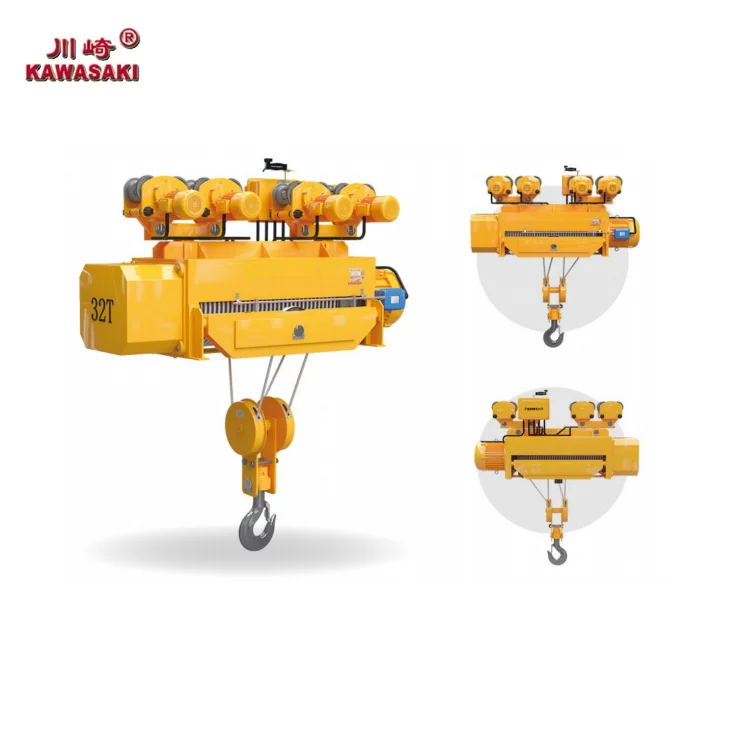 KAWASAKI HEAVY DUTY WIRE ROPE ELECTRIC HOIST