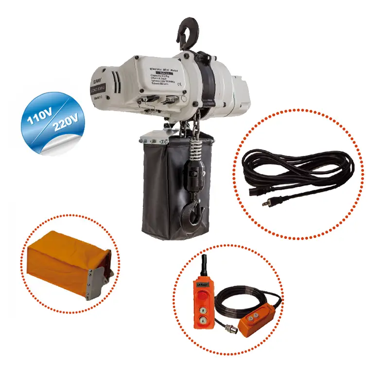 How to decide between ceiling mount and wall mount when installing an electric hoist