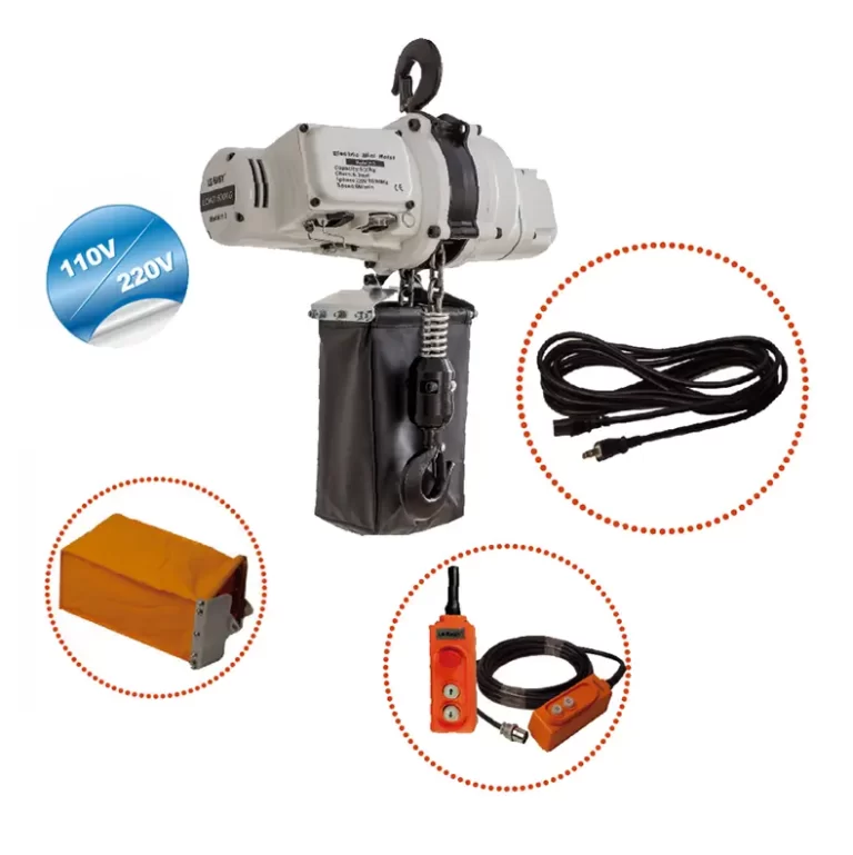 How to decide between ceiling mount and wall mount when installing an electric hoist