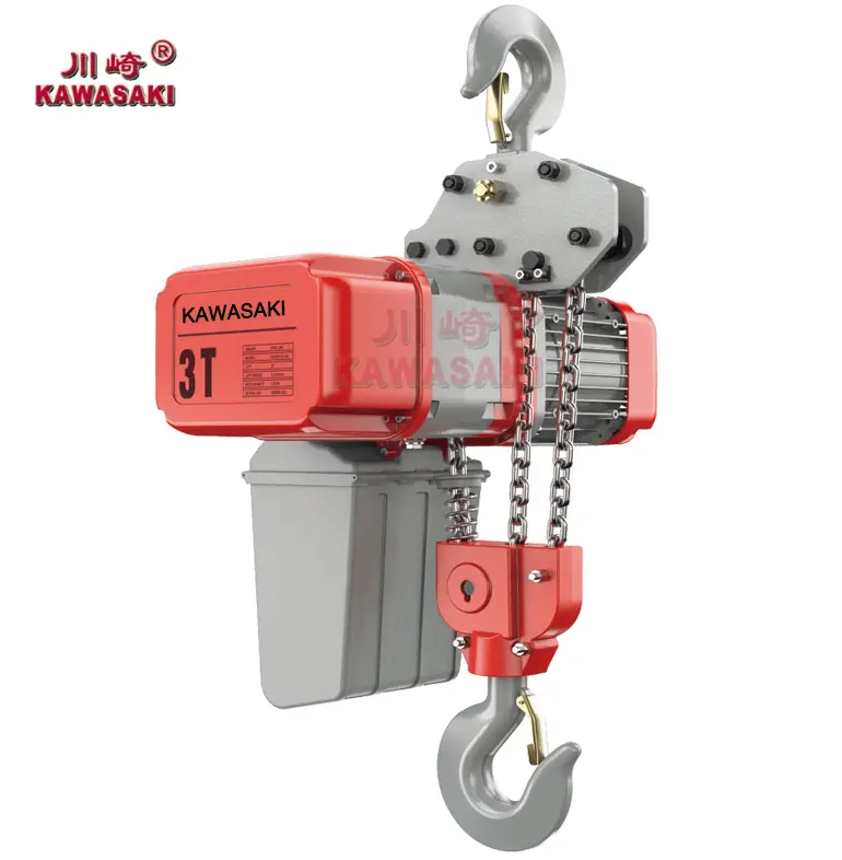 KAWASAKI HOOK TYPE ELECTRIC CHAIN HOIST DCEK