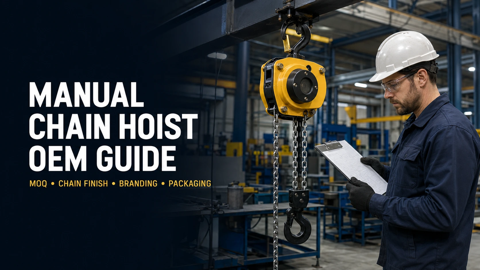 Manual Chain Hoist OEM Guide for Distributors MOQ, Chain Finish, Branding and Packaging