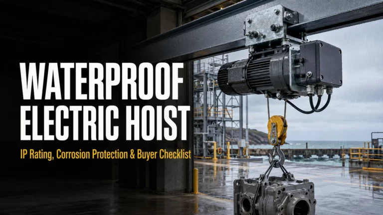 Waterproof Electric Hoist for Outdoor and Wet Environments IP Rating, Corrosion Protection and Buyer Checklist