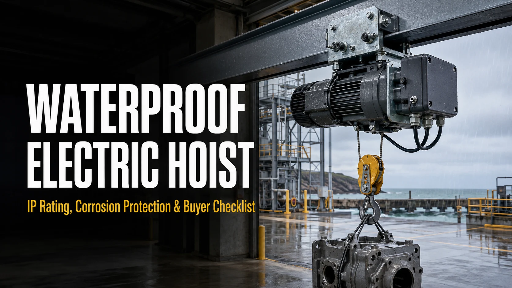 Waterproof Electric Hoist for Outdoor and Wet Environments IP Rating, Corrosion Protection and Buyer Checklist