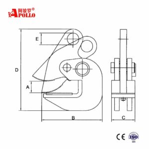 Apollo lifting clamp