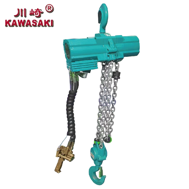 Kawasaki HQ5 pneumatic balance crane for precision lifting in EV battery assembly