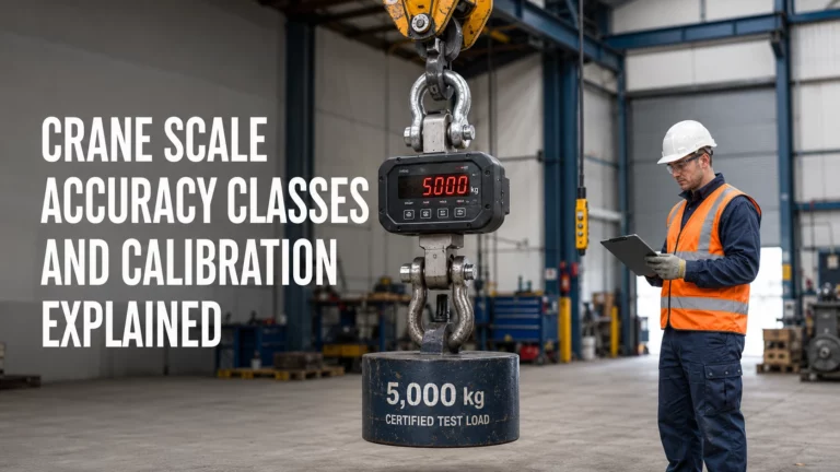 Crane Scale Accuracy Classes and Calibration Explained