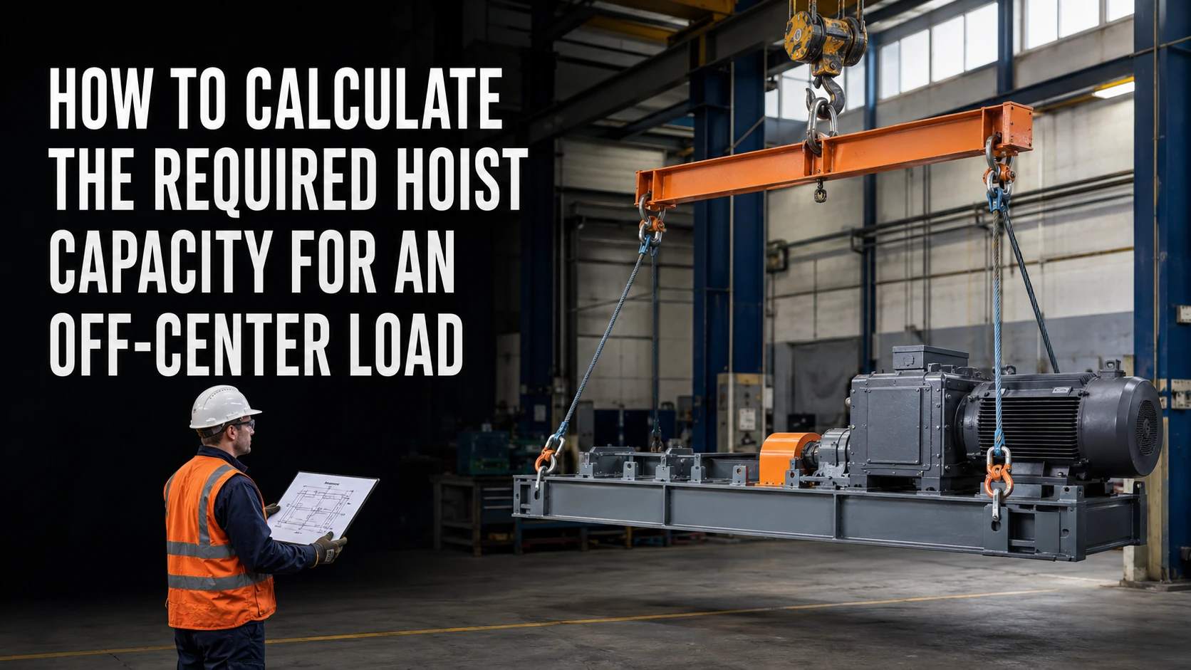 How to Calculate the Required Hoist Capacity for an Off-Center Load