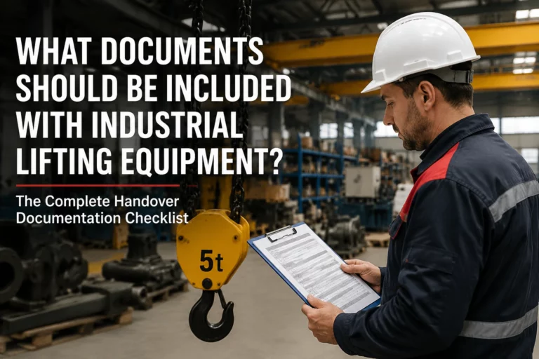 What Documents Should Be Included With Industrial Lifting Equipment