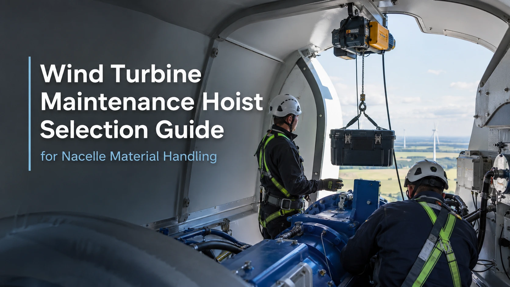Wind Turbine Maintenance Hoist Selection Guide for Nacelle Material Handling